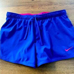 Nike Blue Athletic Shorts for Sports